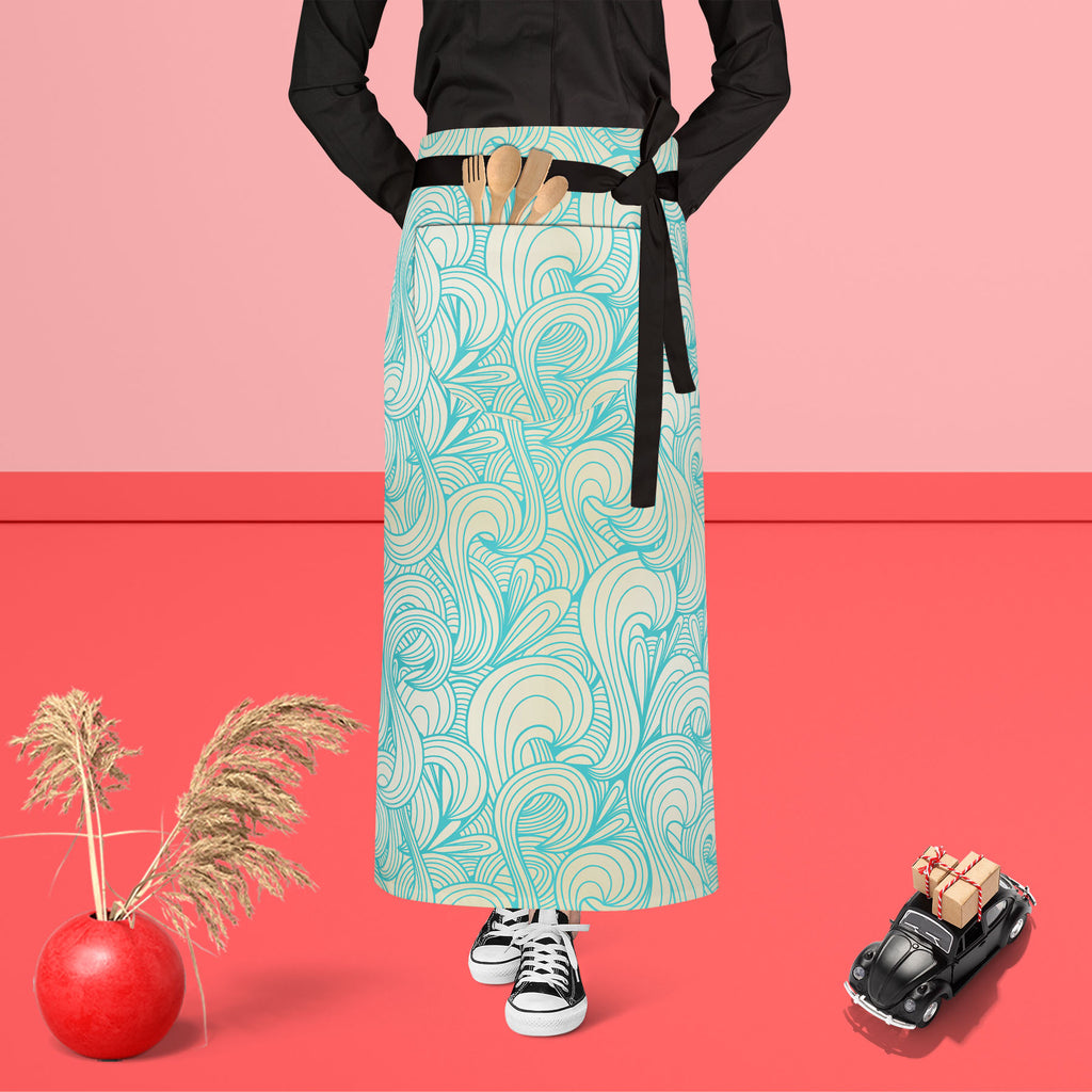 Swirls Apron | Adjustable, Free Size & Waist Tiebacks-Aprons Waist to Feet-APR_WS_FT-IC 5007223 IC 5007223, Abstract Expressionism, Abstracts, Ancient, Art and Paintings, Decorative, Digital, Digital Art, Drawing, Graphic, Historical, Illustrations, Medieval, Patterns, Retro, Semi Abstract, Signs, Signs and Symbols, Vintage, swirls, apron, adjustable, free, size, waist, tiebacks, abstract, art, backdrop, background, coil, color, continuity, creative, curl, curve, decor, decoration, design, doodle, element, 