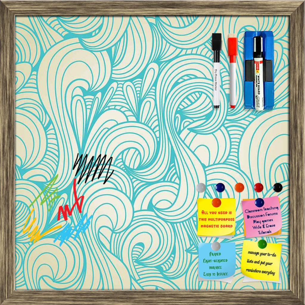 Swirls Framed Magnetic Dry Erase Board | Combo with Magnet Buttons & Markers-Magnetic Boards Framed-MGB_FR-IC 5007223 IC 5007223, Abstract Expressionism, Abstracts, Ancient, Art and Paintings, Decorative, Digital, Digital Art, Drawing, Graphic, Historical, Illustrations, Medieval, Patterns, Retro, Semi Abstract, Signs, Signs and Symbols, Vintage, swirls, framed, magnetic, dry, erase, board, printed, whiteboard, with, 4, magnets, 2, markers, 1, duster, abstract, art, backdrop, background, coil, color, contin