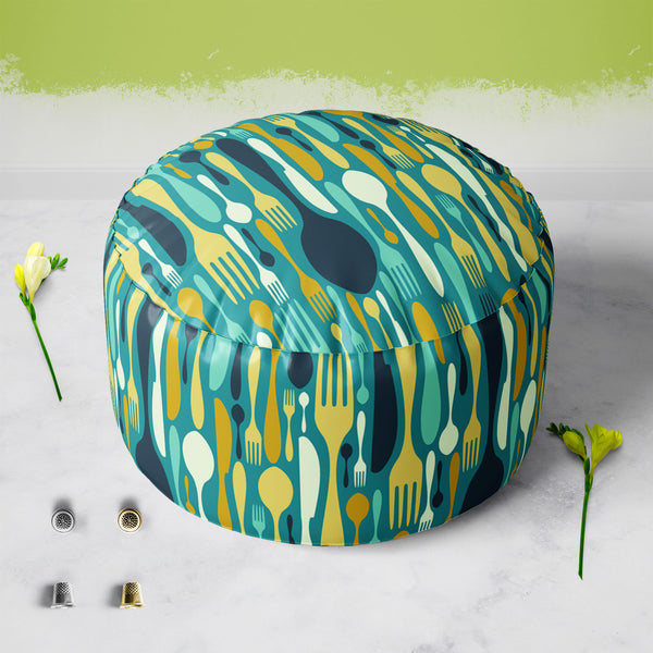 Cutlery Footstool Footrest Puffy Pouffe Ottoman Bean Bag | Canvas Fabric-Footstools-FST_CB_BN-IC 5007224 IC 5007224, Abstract Expressionism, Abstracts, Beverage, Cuisine, Food, Food and Beverage, Food and Drink, Icons, Illustrations, Kitchen, Patterns, Semi Abstract, Signs and Symbols, Symbols, cutlery, footstool, footrest, puffy, pouffe, ottoman, bean, bag, floor, cushion, pillow, canvas, fabric, abstract, background, bistro, blue, cafe, card, celebrate, celebration, collection, cook, cooking, decoration, 