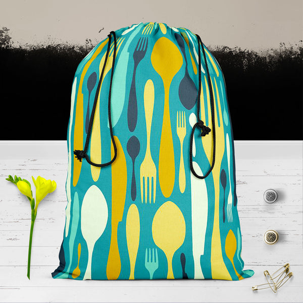 Cutlery Reusable Sack Bag | Bag for Gym, Storage, Vegetable & Travel-Drawstring Sack Bags-SCK_FB_DS-IC 5007224 IC 5007224, Abstract Expressionism, Abstracts, Beverage, Cuisine, Food, Food and Beverage, Food and Drink, Icons, Illustrations, Kitchen, Patterns, Semi Abstract, Signs and Symbols, Symbols, cutlery, reusable, sack, bag, for, gym, storage, vegetable, travel, cotton, canvas, fabric, abstract, background, bistro, blue, cafe, card, celebrate, celebration, collection, cook, cooking, decoration, dining,