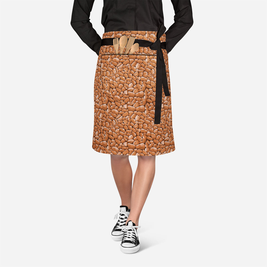 Abstract Décor Apron | Adjustable, Free Size & Waist Tiebacks - Apron Waist to Feet - ArtzFolio.com