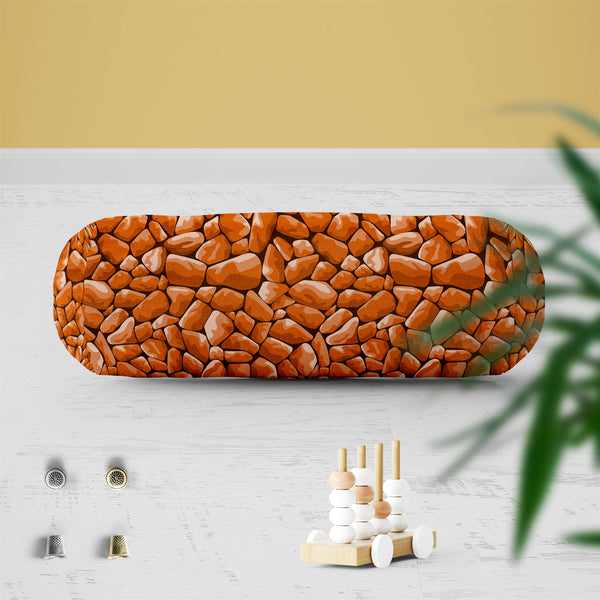 Abstract Décor Bolster Cover Booster Cases | Concealed Zipper Opening-Bolster Covers-BOL_CV_ZP-IC 5007225 IC 5007225, Abstract Expressionism, Abstracts, Architecture, Black and White, Digital, Digital Art, Graphic, Illustrations, Marble and Stone, Nature, Patterns, Retro, Scenic, Semi Abstract, Signs, Signs and Symbols, Solid, White, abstract, décor, bolster, cover, booster, cases, zipper, opening, poly, cotton, fabric, stones, ashlar, backdrop, background, block, brick, brown, building, cement, cobblestone