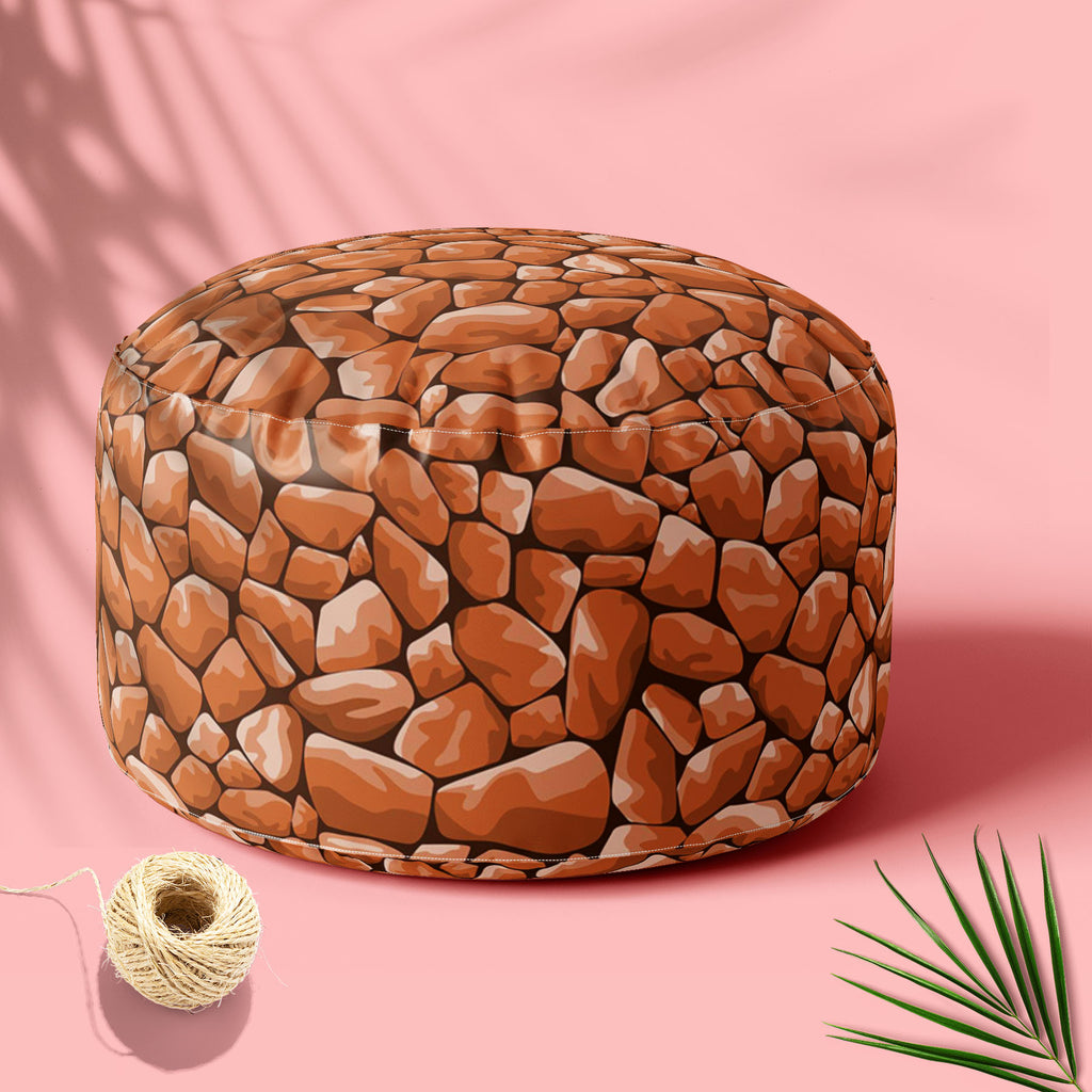 Abstract Décor Footstool Footrest Puffy Pouffe Ottoman Bean Bag | Canvas Fabric-Footstools-FST_CB_BN-IC 5007225 IC 5007225, Abstract Expressionism, Abstracts, Architecture, Black and White, Digital, Digital Art, Graphic, Illustrations, Marble and Stone, Nature, Patterns, Retro, Scenic, Semi Abstract, Signs, Signs and Symbols, Solid, White, abstract, décor, footstool, footrest, puffy, pouffe, ottoman, bean, bag, canvas, fabric, stones, ashlar, backdrop, background, block, brick, brown, building, cement, cobb