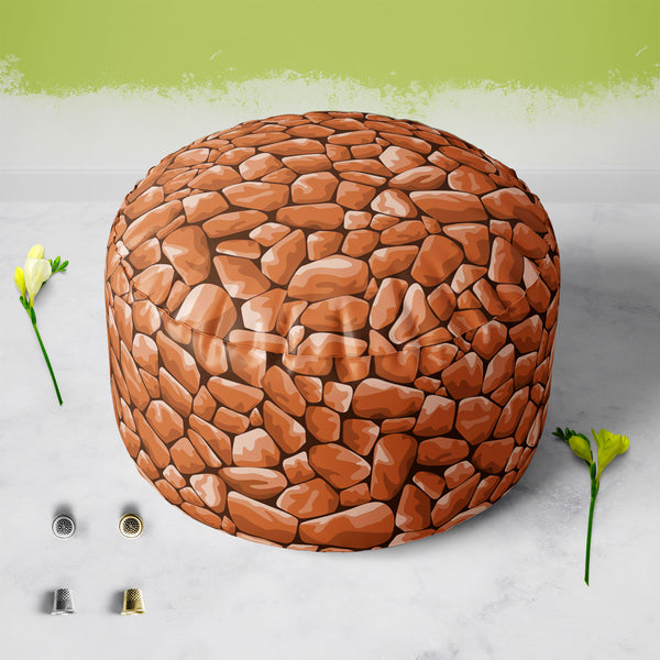 Abstract Décor Footstool Footrest Puffy Pouffe Ottoman Bean Bag | Canvas Fabric-Footstools-FST_CB_BN-IC 5007225 IC 5007225, Abstract Expressionism, Abstracts, Architecture, Black and White, Digital, Digital Art, Graphic, Illustrations, Marble and Stone, Nature, Patterns, Retro, Scenic, Semi Abstract, Signs, Signs and Symbols, Solid, White, abstract, décor, footstool, footrest, puffy, pouffe, ottoman, bean, bag, floor, cushion, pillow, canvas, fabric, stones, ashlar, backdrop, background, block, brick, brown