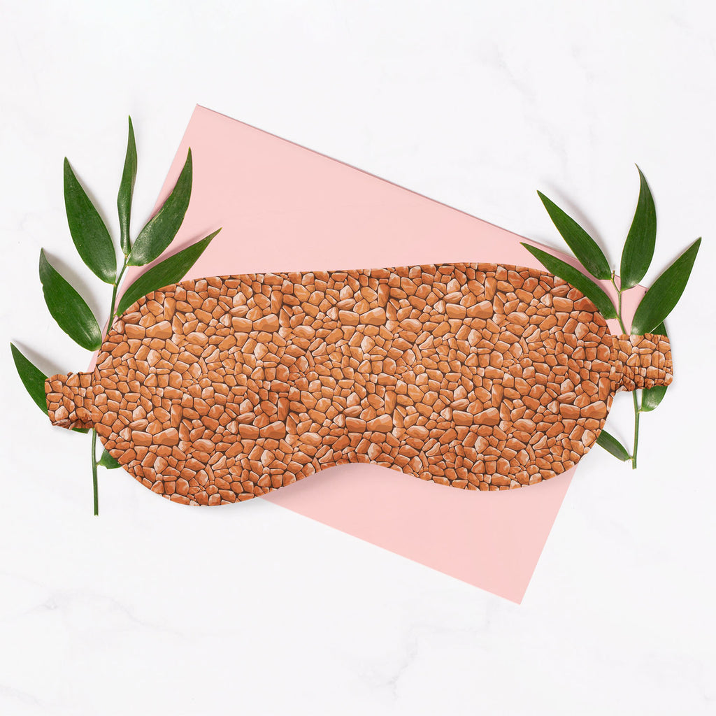 Abstract Décor Sleeping Eye Pad Blackout Eye Cover | Soft Anti-Allergic Eco-Friendly Natural Mulberry Silk Fabric - Sleep Masks - ArtzFolio.com