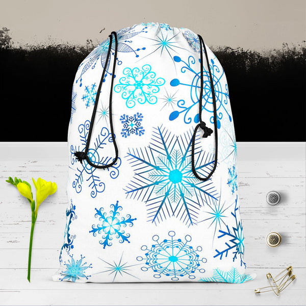 Christmas Snowflakes D1 Reusable Sack Bag | Bag for Gym, Storage, Vegetable & Travel-Drawstring Sack Bags-SCK_FB_DS-IC 5007226 IC 5007226, Abstract Expressionism, Abstracts, Ancient, Black and White, Christianity, Circle, Decorative, Drawing, Historical, Medieval, Patterns, Retro, Seasons, Semi Abstract, Signs, Signs and Symbols, Vintage, White, christmas, snowflakes, d1, reusable, sack, bag, for, gym, storage, vegetable, travel, cotton, canvas, fabric, abstract, background, blue, chaotic, crossing, dark, d