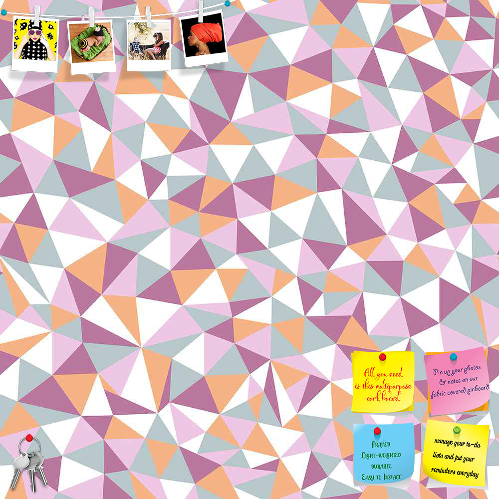 ArtzFolio Mosaic Triangles Printed Bulletin Board Notice Pin Board Soft Board | Frameless-Bulletin Boards Frameless-AZSAO11662754BLB_FL_L-Image Code 5007228 Vishnu Image Folio Pvt Ltd, IC 5007228, ArtzFolio, Bulletin Boards Frameless, Abstract, Digital Art, mosaic, triangles, printed, bulletin, board, notice, pin, soft, frameless, seamless, texture, endless, pattern, pin up board, push pin board, extra large cork board, big pin board, notice board, small bulletin board, cork board, wall notice board, giant 