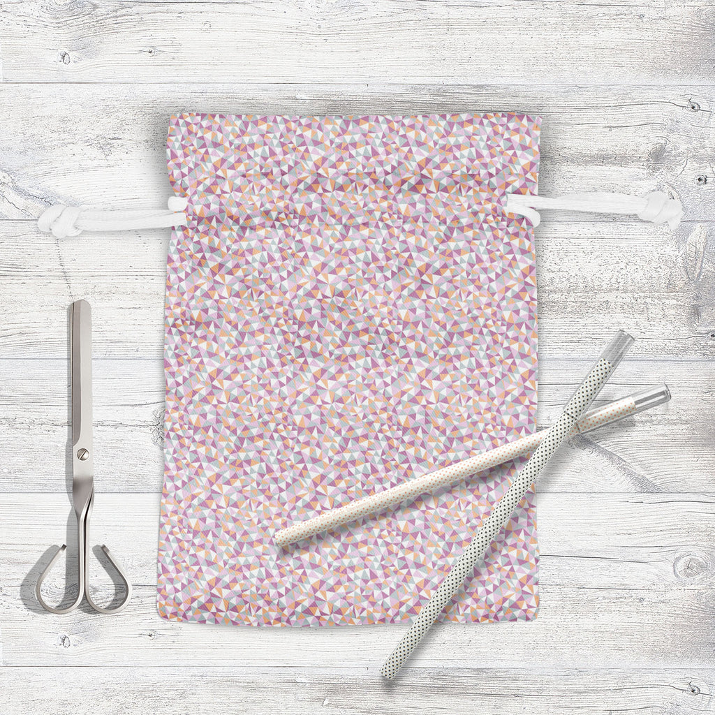 Mosaic Triangles Pouch Wrist Potli Bag | Bag for Weddings & Casual Parties-Drawstring Pouches-PCH_FB_DS-IC 5007228 IC 5007228, Abstract Expressionism, Abstracts, Art and Paintings, Black and White, Cities, City Views, Decorative, Digital, Digital Art, Drawing, Fashion, Geometric, Geometric Abstraction, Graphic, Illustrations, Patterns, Semi Abstract, Signs, Signs and Symbols, Triangles, White, mosaic, pouch, wrist, potli, bag, for, weddings, casual, parties, triangle, pattern, seamless, abstract, art, artis