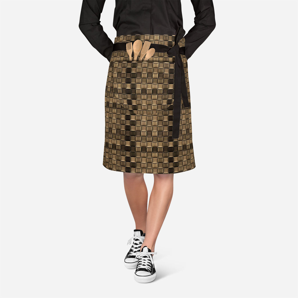 Abstract Art Apron | Adjustable, Free Size & Waist Tiebacks - Apron Waist to Feet - ArtzFolio.com