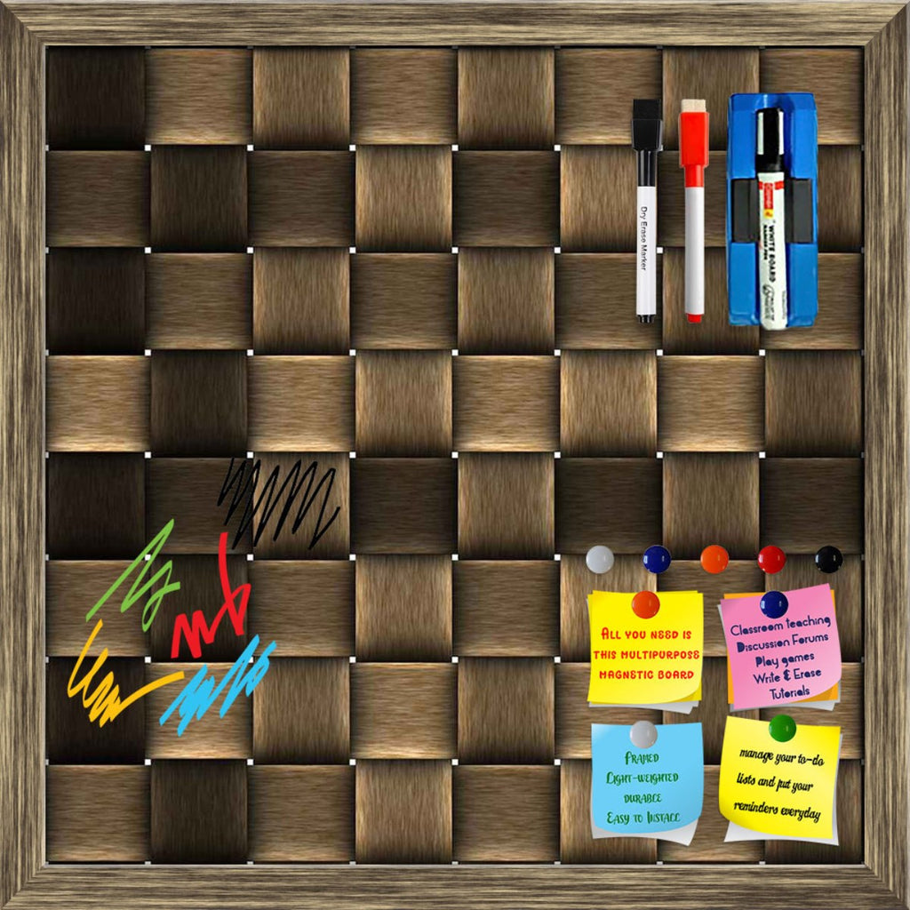 Abstract Art Framed Magnetic Dry Erase Board | Combo with Magnet Buttons & Markers - Magnetic Boards Framed - ArtzFolio.com