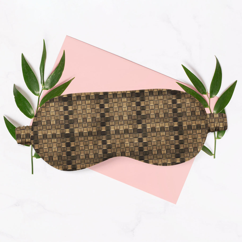 Abstract Art Sleeping Eye Pad Blackout Eye Cover | Soft Anti-Allergic Eco-Friendly Natural Mulberry Silk Fabric - Sleep Masks - ArtzFolio.com