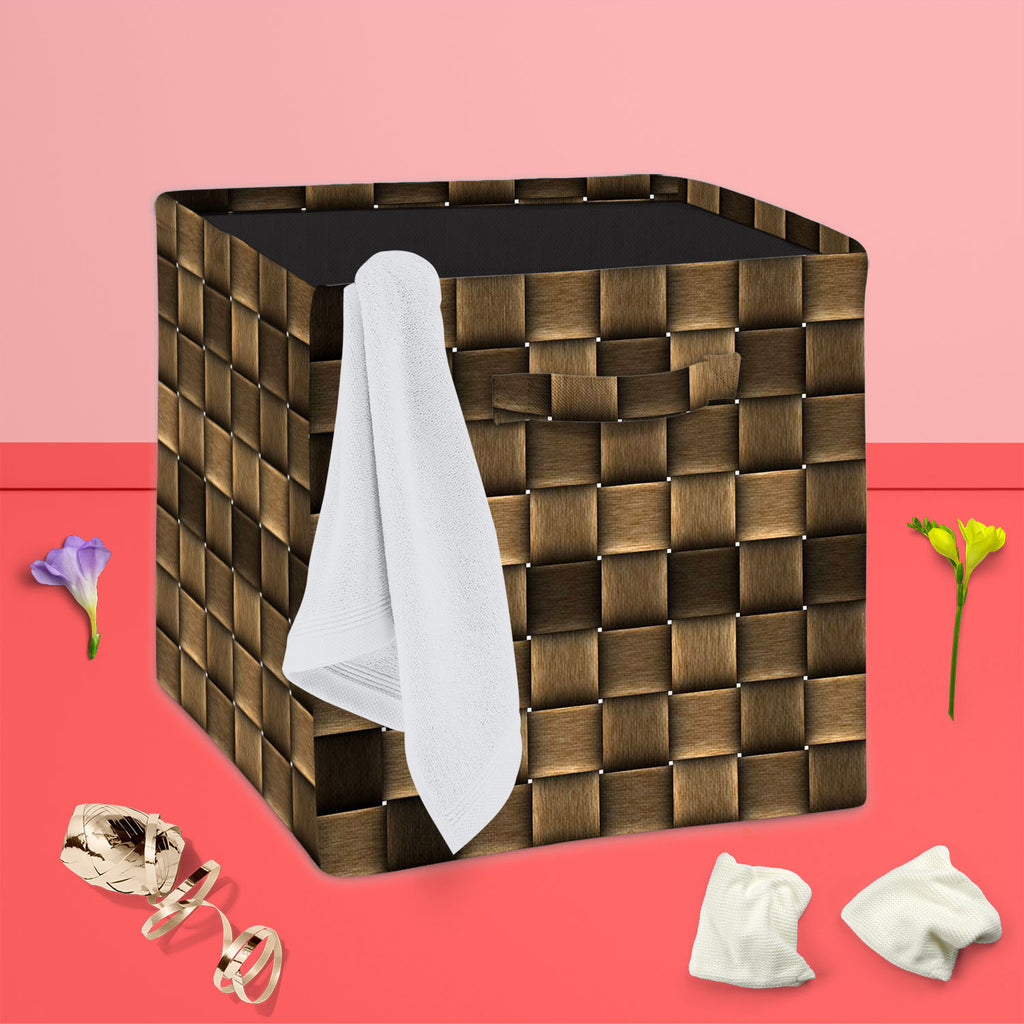 Abstract Art D37 Foldable Open Storage Bin | Organizer Box, Toy Basket, Shelf Box, Laundry Bag | Canvas Fabric - Storage Bins - ArtzFolio.com