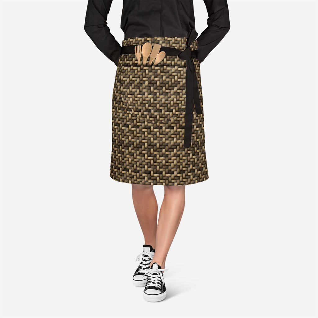 Basket Apron | Adjustable, Free Size & Waist Tiebacks-Apron Waist to Feet-APR_WS_KN-IC 5007230 IC 5007230, Abstract Expressionism, Abstracts, Culture, Ethnic, Nature, Patterns, Retro, Scenic, Semi Abstract, Signs, Signs and Symbols, Traditional, Tribal, World Culture, basket, apron, adjustable, free, size, waist, tiebacks, texture, textile, seamless, bamboo, textil, design, fabric, abstract, backdrop, backgrounds, burlap, closeup, color, colorful, decor, decoration, detail, fiber, knitting, light, macro, ma