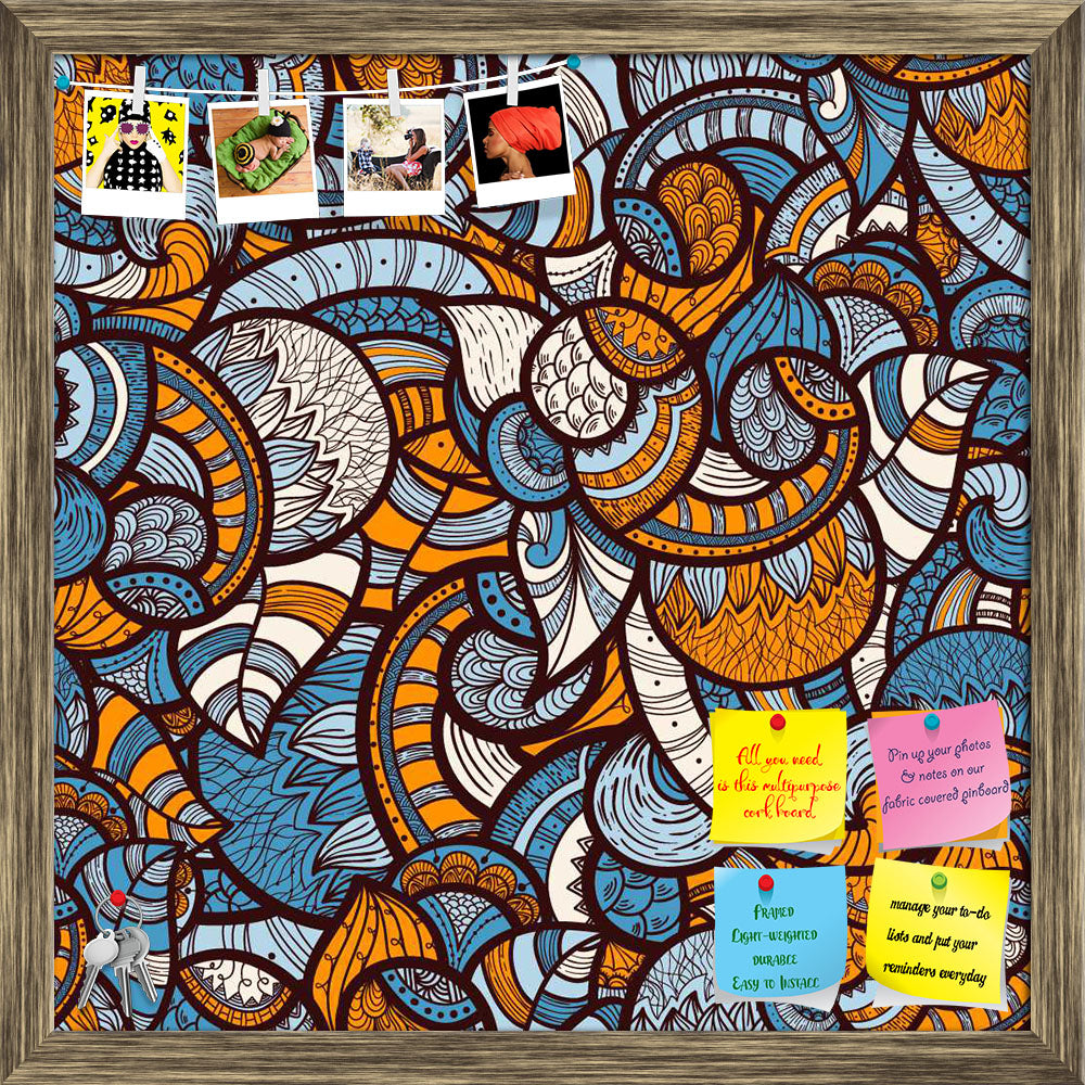 ArtzFolio Ethnic Doodle Printed Bulletin Board Notice Pin Board Soft Board | Framed-Bulletin Boards Framed-AZSAO11814998BLB_FR_L-Image Code 5007231 Vishnu Image Folio Pvt Ltd, IC 5007231, ArtzFolio, Bulletin Boards Framed, Abstract, Digital Art, ethnic, doodle, printed, bulletin, board, notice, pin, soft, framed, vector, seamless, bright, floral, pattern, pin up board, push pin board, extra large cork board, big pin board, notice board, small bulletin board, cork board, wall notice board, giant cork board, 