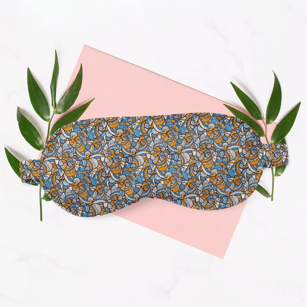 Ethnic Doodle Sleeping Eye Pad Blackout Eye Cover | Soft Anti-Allergic Eco-Friendly Natural Mulberry Silk Fabric-Sleep Masks-MSK_SL_BS-IC 5007231 IC 5007231, Abstract Expressionism, Abstracts, African, Ancient, Art and Paintings, Asian, Botanical, Circle, Culture, Dots, Ethnic, Floral, Flowers, Geometric Abstraction, Hand Drawn, Historical, Illustrations, Medieval, Nature, Patterns, Scenic, Semi Abstract, Traditional, Tribal, Vintage, World Culture, doodle, sleeping, eye, pad, blackout, cover, soft, anti-al