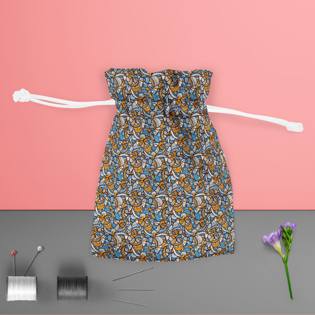 Ethnic Doodle Pouch Wrist Potli Bag | Bag for Weddings & Casual Parties-Drawstring Pouches-PCH_FB_DS-IC 5007231 IC 5007231, Abstract Expressionism, Abstracts, African, Ancient, Art and Paintings, Asian, Botanical, Circle, Culture, Dots, Ethnic, Floral, Flowers, Geometric Abstraction, Hand Drawn, Historical, Illustrations, Medieval, Nature, Patterns, Scenic, Semi Abstract, Traditional, Tribal, Vintage, World Culture, doodle, pouch, wrist, potli, bag, for, weddings, casual, parties, pattern, abstract, africa,