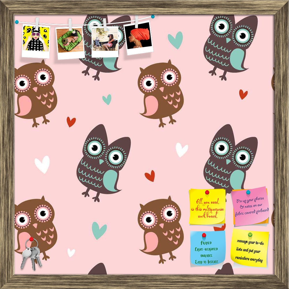 ArtzFolio Owls & Hearts Printed Bulletin Board Notice Pin Board Soft Board | Framed-Bulletin Boards Framed-AZSAO11862208BLB_FR_L-Image Code 5007232 Vishnu Image Folio Pvt Ltd, IC 5007232, ArtzFolio, Bulletin Boards Framed, Birds, Kids, Digital Art, owls, hearts, printed, bulletin, board, notice, pin, soft, framed, valentine, love, seamless, texture, cute, endless, romantic, pattern, pin up board, push pin board, extra large cork board, big pin board, notice board, small bulletin board, cork board, wall noti
