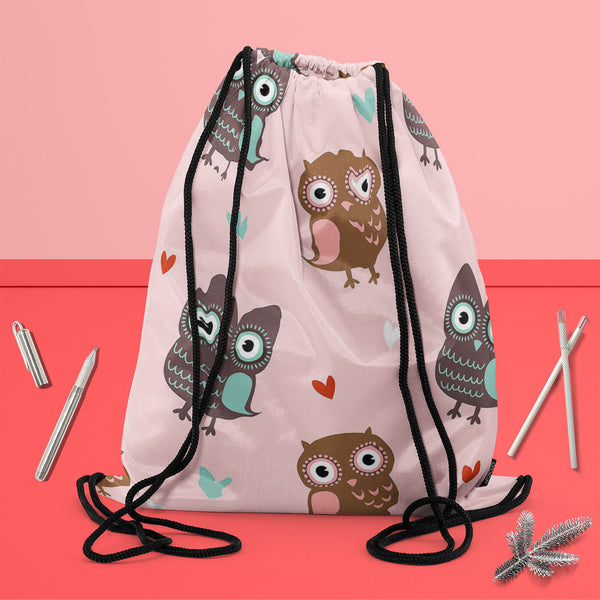 Owls & Hearts Backpack for Students | College & Travel Bag-Backpacks-BPK_FB_DS-IC 5007232 IC 5007232, Abstract Expressionism, Abstracts, Ancient, Animals, Animated Cartoons, Art and Paintings, Birds, Caricature, Cartoons, Decorative, Hearts, Historical, Holidays, Illustrations, Love, Medieval, Modern Art, Patterns, Retro, Romance, Semi Abstract, Signs, Signs and Symbols, Vintage, Wedding, owls, canvas, backpack, for, students, college, travel, bag, pattern, cute, owl, seamless, abstract, affair, animal, art