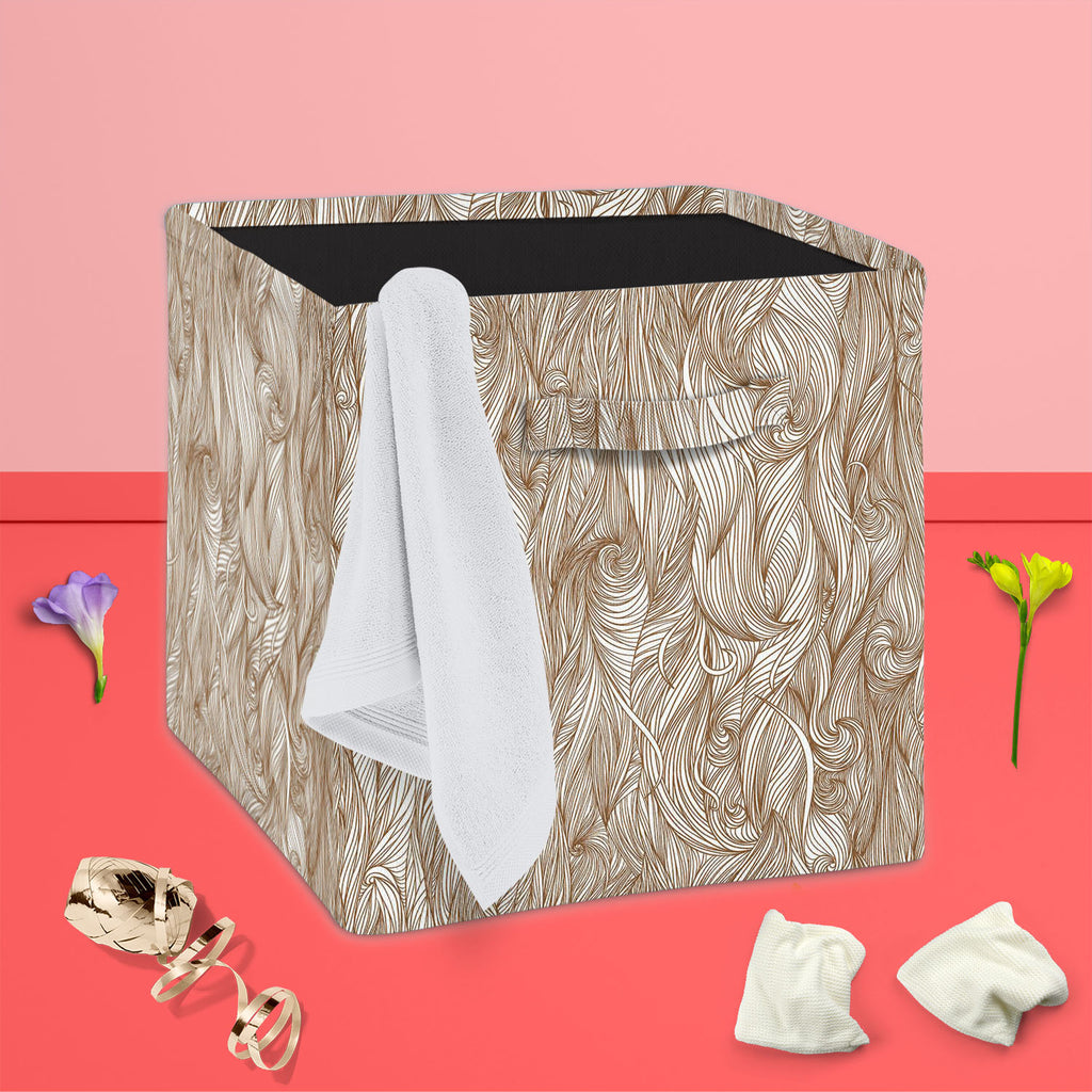 Background Waves D1 Foldable Open Storage Bin | Organizer Box, Toy Basket, Shelf Box, Laundry Bag | Canvas Fabric-Storage Bins-STR_BI_CB-IC 5007233 IC 5007233, Abstract Expressionism, Abstracts, Art and Paintings, Digital, Digital Art, Fashion, Graphic, Modern Art, Nature, Patterns, Retro, Scenic, Semi Abstract, Signs, Signs and Symbols, background, waves, d1, foldable, open, storage, bin, organizer, box, toy, basket, shelf, laundry, bag, canvas, fabric, texture, pattern, modern, seamless, wall, muster, hai