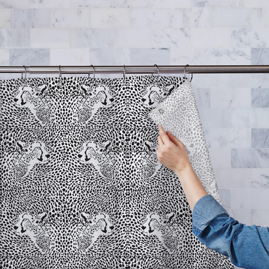 Cheetah Washable Waterproof Shower Curtain-Shower Curtains-CUR_SH-IC 5007237 IC 5007237, Abstract Expressionism, Abstracts, Animals, Digital, Digital Art, Drawing, Graphic, Illustrations, Patterns, Semi Abstract, Signs, Signs and Symbols, cheetah, washable, waterproof, shower, curtain, pattern, abstract, animal, background, design, elegance, illustration, material, print, repetition, seamless, texture, tiling, wallpaper, artzfolio, shower curtain, bathroom curtain, eyelet shower curtain, waterproof shower c