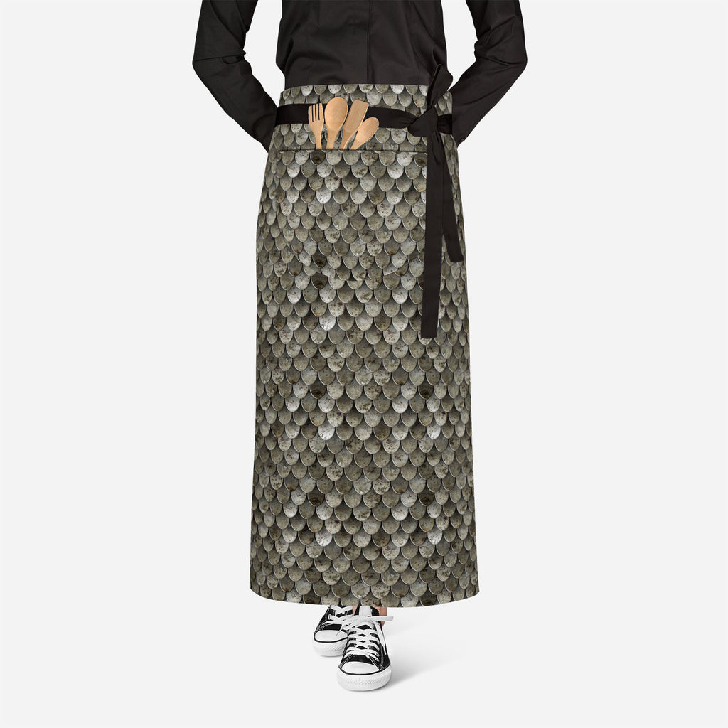 Cuirass Apron | Adjustable, Free Size & Waist Tiebacks-Aprons Waist to Knee-APR_WS_FT-IC 5007239 IC 5007239, Abstract Expressionism, Abstracts, Ancient, Patterns, Retro, Semi Abstract, Signs, Signs and Symbols, Vintage, Metallic, cuirass, apron, adjustable, free, size, waist, tiebacks, armor, abstract, aged, alloy, armoring, armour, background, chain, design, frame, gray, grunge, grungy, hard, iron, material, metal, old, pattern, plate, plating, protection, protective, roof, rough, rounded, rust, rusty, saf