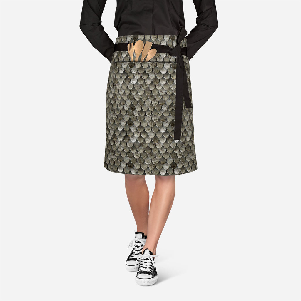 Cuirass Apron | Adjustable, Free Size & Waist Tiebacks-Apron Waist to Feet-APR_WS_KN-IC 5007239 IC 5007239, Abstract Expressionism, Abstracts, Ancient, Patterns, Retro, Semi Abstract, Signs, Signs and Symbols, Vintage, Metallic, cuirass, apron, adjustable, free, size, waist, tiebacks, armor, abstract, aged, alloy, armoring, armour, background, chain, design, frame, gray, grunge, grungy, hard, iron, material, metal, old, pattern, plate, plating, protection, protective, roof, rough, rounded, rust, rusty, safe