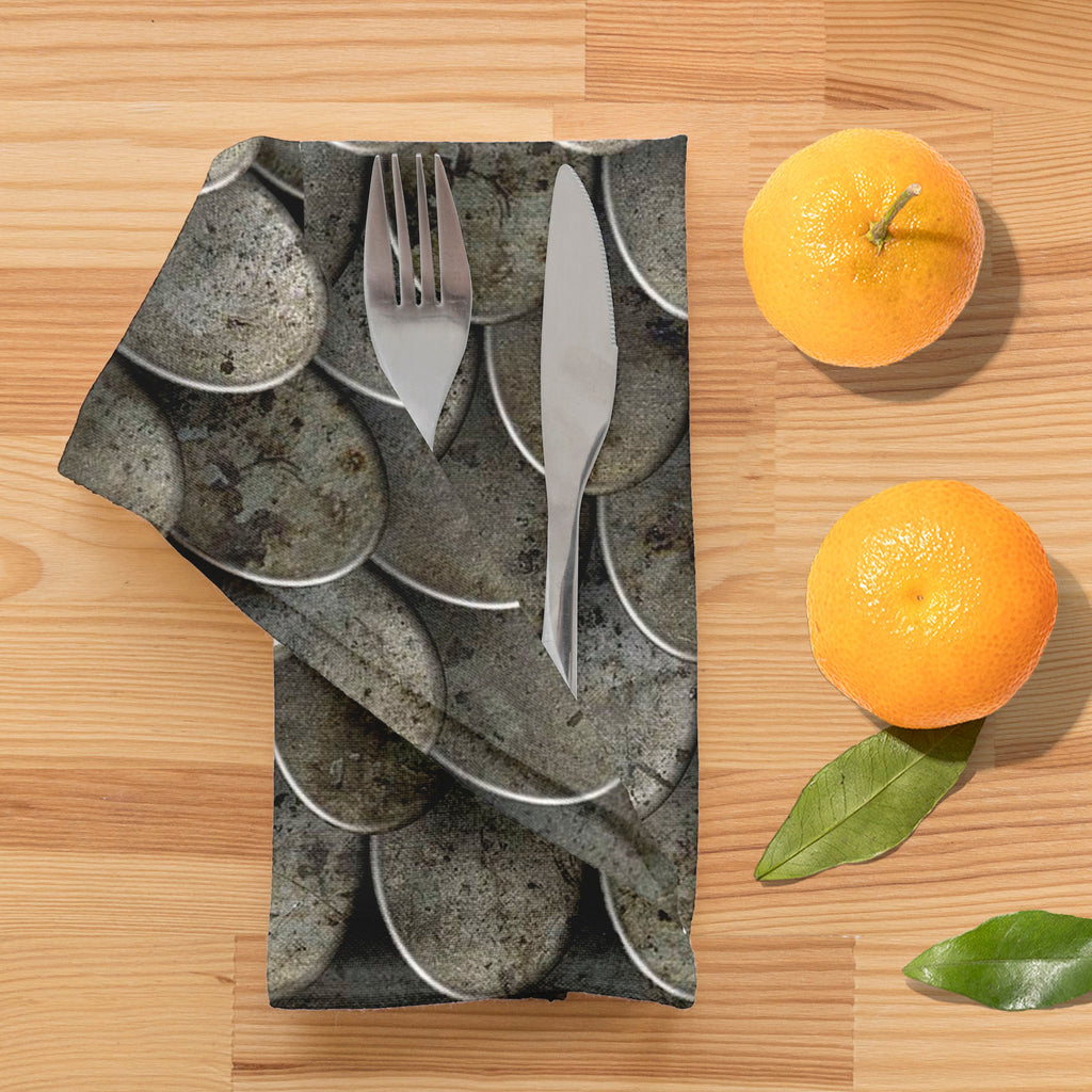 Cuirass Table Napkin-Table Napkins-NAP_TB-IC 5007239 IC 5007239, Abstract Expressionism, Abstracts, Ancient, Patterns, Retro, Semi Abstract, Signs, Signs and Symbols, Vintage, Metallic, cuirass, table, napkin, armor, abstract, aged, alloy, armoring, armour, background, chain, design, frame, gray, grunge, grungy, hard, iron, material, metal, old, pattern, plate, plating, protection, protective, roof, rough, rounded, rust, rusty, safety, scale, scaled, scaly, seamless, seamlessly, sheet, silvery, steel, surfa