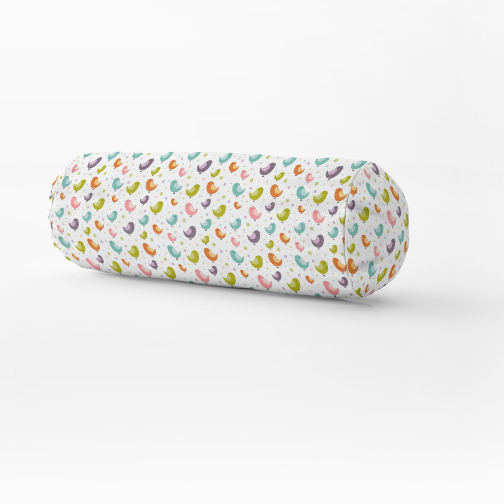 ArtzFolio Colorful Birds Bolster Cover Booster Cases | Concealed Zipper Opening-Bolster Covers-AZ5007240PIL_CV_RF_R-SP-Image Code 5007240 Vishnu Image Folio Pvt Ltd, IC 5007240, ArtzFolio, Bolster Covers, Birds, Kids, Digital Art, colorful, bolster, cover, booster, cases, concealed, zipper, opening, cute, dotted, background, seamless, texture, bolster case, bolster cover size, diwan round pillow, long round pillow covers, small bolster cushion covers, bolster cover, drawstring bolster pillow cover, small bo