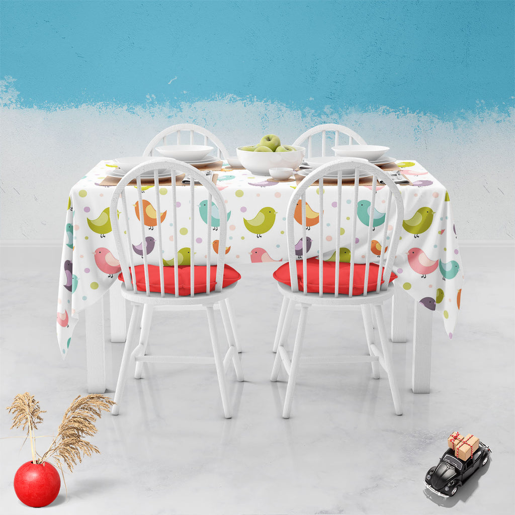 Colorful Birds D1 Table Cloth Cover-Table Covers-CVR_TB_NR-IC 5007240 IC 5007240, Abstract Expressionism, Abstracts, Ancient, Animals, Animated Cartoons, Art and Paintings, Birds, Caricature, Cartoons, Decorative, Digital, Digital Art, Drawing, Graphic, Historical, Holidays, Illustrations, Love, Medieval, Modern Art, Patterns, Retro, Romance, Seasons, Semi Abstract, Signs, Signs and Symbols, Vintage, Wedding, colorful, d1, table, cloth, cover, textile, textil, abstract, animal, art, artwork, background, bea