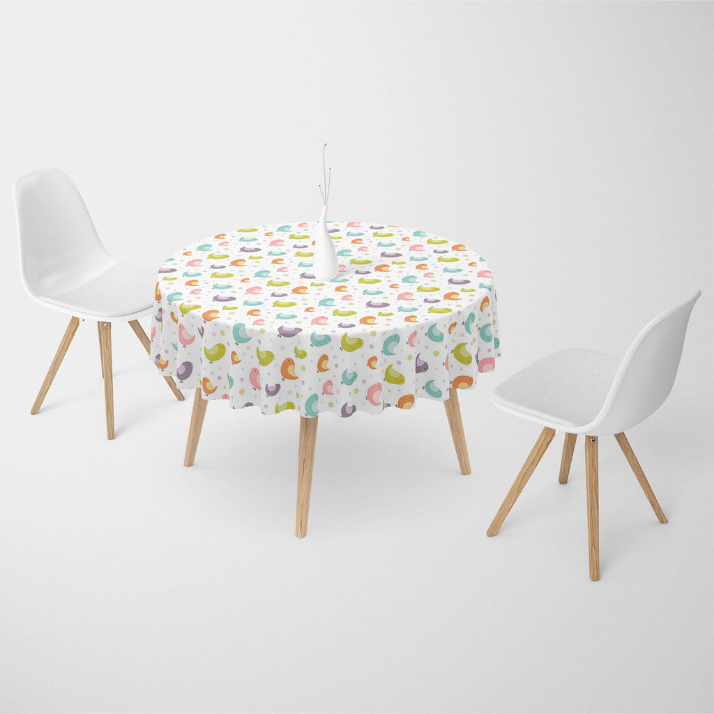 Colorful Birds Table Cloth Cover-Table Covers-CVR_TB_RD-IC 5007240 IC 5007240, Abstract Expressionism, Abstracts, Ancient, Animals, Animated Cartoons, Art and Paintings, Birds, Caricature, Cartoons, Decorative, Digital, Digital Art, Drawing, Graphic, Historical, Holidays, Illustrations, Love, Medieval, Modern Art, Patterns, Retro, Romance, Seasons, Semi Abstract, Signs, Signs and Symbols, Vintage, Wedding, colorful, table, cloth, cover, textile, textil, abstract, animal, art, artwork, background, beautiful,
