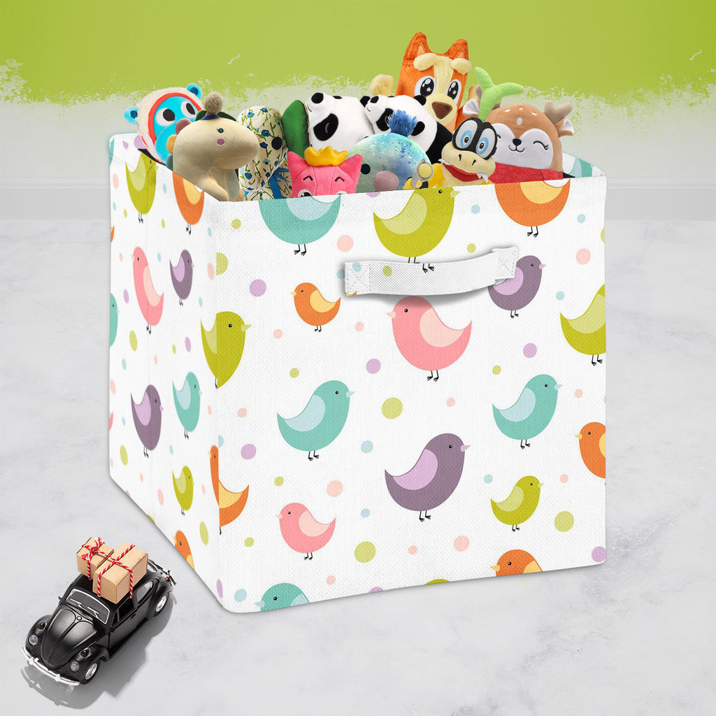 Colorful Birds D1 Foldable Open Storage Bin | Organizer Box, Toy Basket, Shelf Box, Laundry Bag | Canvas Fabric-Storage Bins-STR_BI_CB-IC 5007240 IC 5007240, Abstract Expressionism, Abstracts, Ancient, Animals, Animated Cartoons, Art and Paintings, Birds, Caricature, Cartoons, Decorative, Digital, Digital Art, Drawing, Graphic, Historical, Holidays, Illustrations, Love, Medieval, Modern Art, Patterns, Retro, Romance, Seasons, Semi Abstract, Signs, Signs and Symbols, Vintage, Wedding, colorful, d1, foldable,