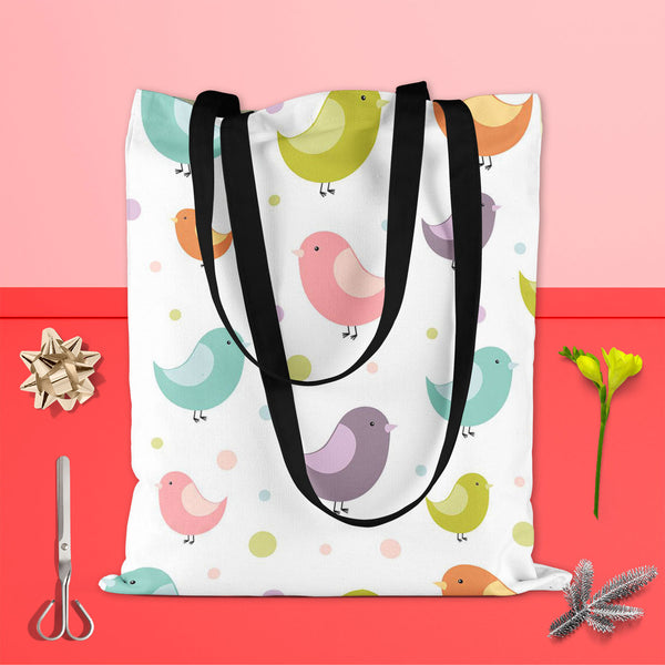 Colorful Birds D1 Tote Bag Shoulder Purse | Multipurpose-Tote Bags Basic-TOT_FB_BS-IC 5007240 IC 5007240, Abstract Expressionism, Abstracts, Ancient, Animals, Animated Cartoons, Art and Paintings, Birds, Caricature, Cartoons, Decorative, Digital, Digital Art, Drawing, Graphic, Historical, Holidays, Illustrations, Love, Medieval, Modern Art, Patterns, Retro, Romance, Seasons, Semi Abstract, Signs, Signs and Symbols, Vintage, Wedding, colorful, d1, tote, bag, shoulder, purse, cotton, canvas, fabric, multipurp