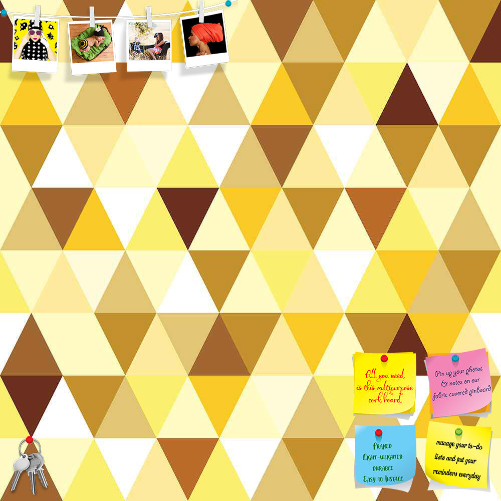 ArtzFolio Gold Triangle Printed Bulletin Board Notice Pin Board Soft Board | Frameless-Bulletin Boards Frameless-AZSAO12484035BLB_FL_L-Image Code 5007242 Vishnu Image Folio Pvt Ltd, IC 5007242, ArtzFolio, Bulletin Boards Frameless, Abstract, Digital Art, gold, triangle, printed, bulletin, board, notice, pin, soft, frameless, seamless, pattern, illustration, pin up board, push pin board, extra large cork board, big pin board, notice board, small bulletin board, cork board, wall notice board, giant cork board