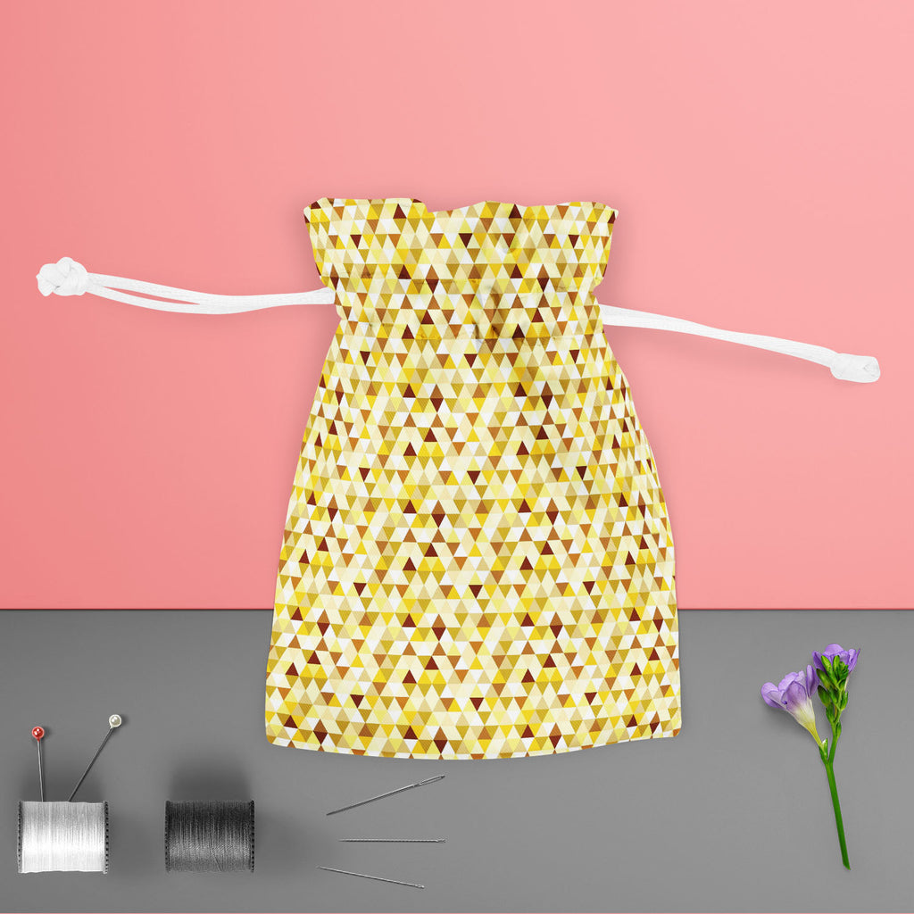 Gold Triangle Pouch Wrist Potli Bag | Bag for Weddings & Casual Parties-Drawstring Pouches-PCH_FB_DS-IC 5007242 IC 5007242, Abstract Expressionism, Abstracts, Art and Paintings, Diamond, Fashion, Geometric, Geometric Abstraction, Illustrations, Modern Art, Patterns, Retro, Semi Abstract, Signs, Signs and Symbols, Symbols, Triangles, gold, triangle, pouch, wrist, potli, bag, for, weddings, casual, parties, pattern, abstract, art, backdrop, background, beauty, bright, calmness, decor, decoration, design, elem