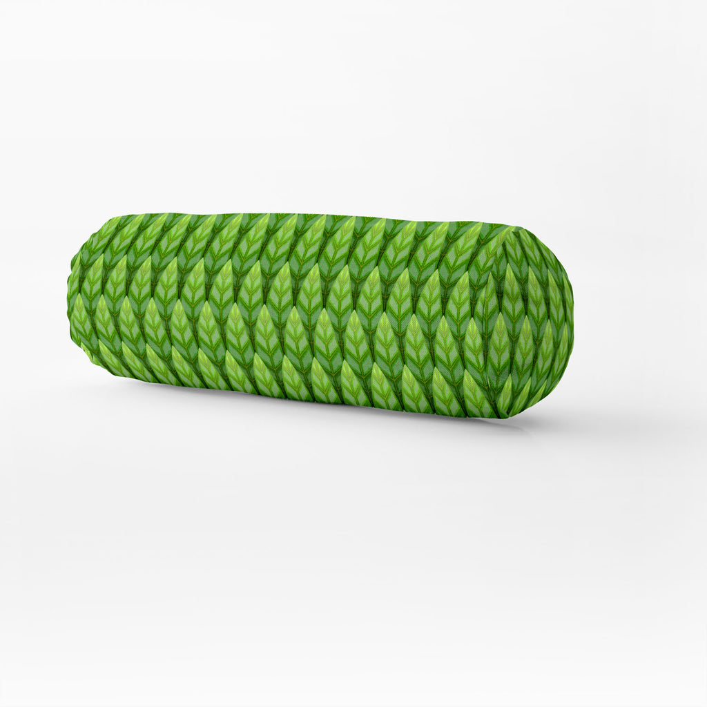 ArtzFolio Green Leaf Bolster Cover Booster Cases | Concealed Zipper Opening-Bolster Covers-AZ5007243PIL_CV_RF_R-SP-Image Code 5007243 Vishnu Image Folio Pvt Ltd, IC 5007243, ArtzFolio, Bolster Covers, Abstract, Digital Art, green, leaf, bolster, cover, booster, cases, concealed, zipper, opening, wood, row, seamless, background, bolster case, bolster cover size, diwan round pillow, long round pillow covers, small bolster cushion covers, bolster cover, drawstring bolster pillow cover, small bolster cover, cyl
