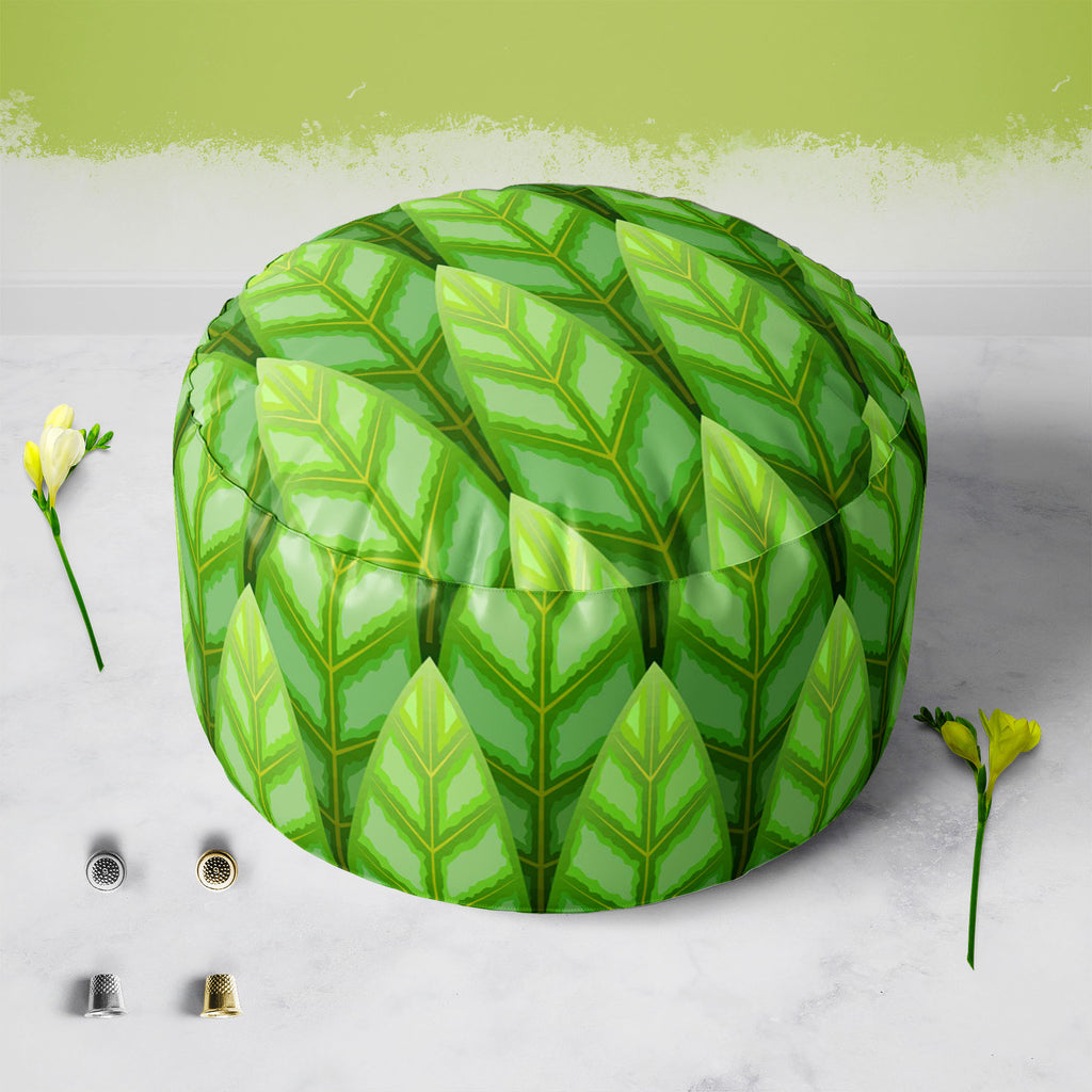Green Leaf Footstool Footrest Puffy Pouffe Ottoman Bean Bag | Canvas Fabric-Footstools-FST_CB_BN-IC 5007243 IC 5007243, Illustrations, Landscapes, Nature, Patterns, Rural, Scenic, Wildlife, Wooden, green, leaf, footstool, footrest, puffy, pouffe, ottoman, bean, bag, canvas, fabric, area, background, color, deciduous, environment, fairy, foliage, forest, freshness, growth, illustration, image, land, landscape, light, lush, mixed, mystery, national, nobody, old, outdoors, park, pattern, plant, remote, reserve