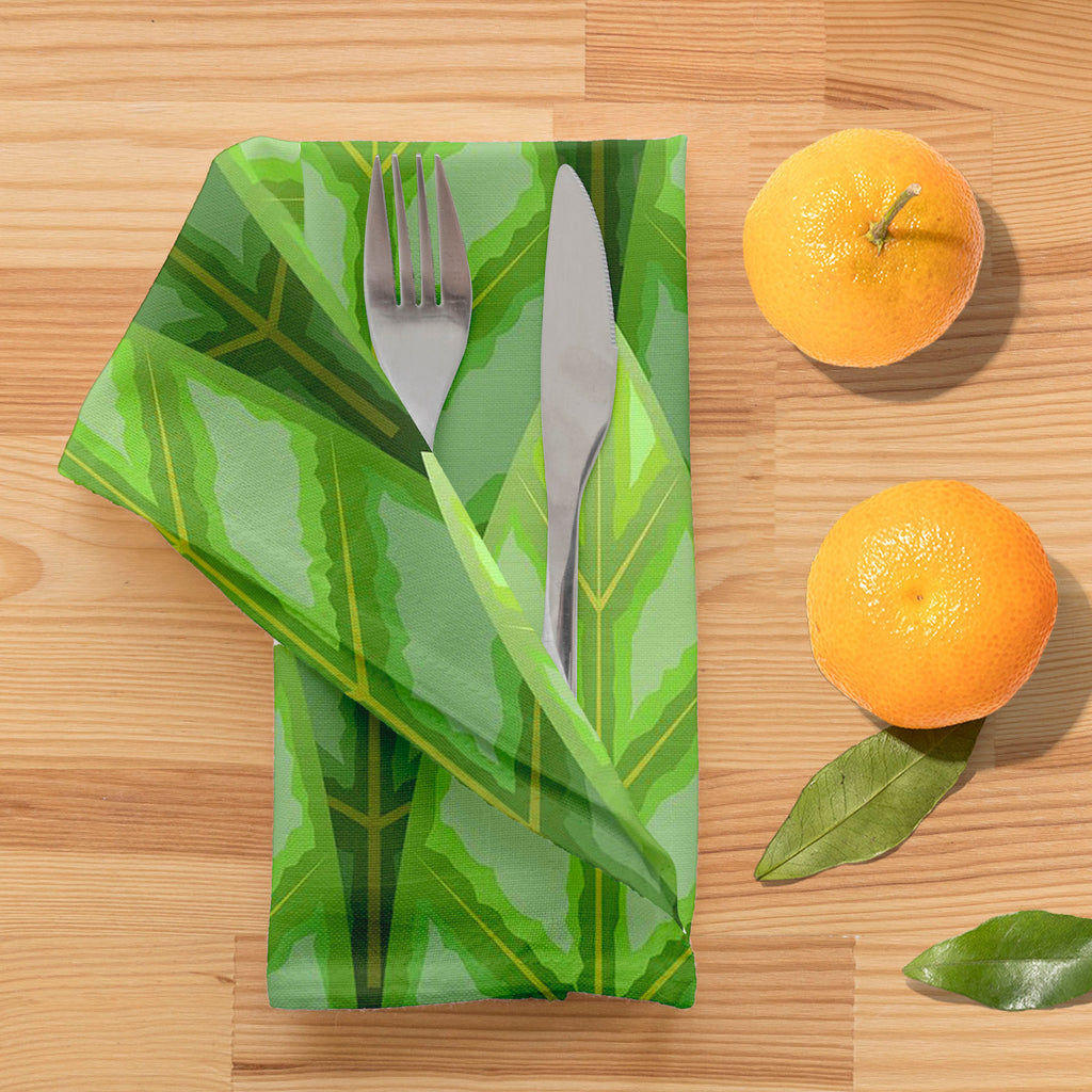 Green Leaf Table Napkin-Table Napkins-NAP_TB-IC 5007243 IC 5007243, Illustrations, Landscapes, Nature, Patterns, Rural, Scenic, Wildlife, Wooden, green, leaf, table, napkin, area, background, color, deciduous, environment, fairy, foliage, forest, freshness, growth, illustration, image, land, landscape, light, lush, mixed, mystery, national, nobody, old, outdoors, park, pattern, plant, remote, reserve, scene, seamless, stem, summer, sun, sunlight, tale, template, texture, tranquil, tree, vitality, wallpaper,