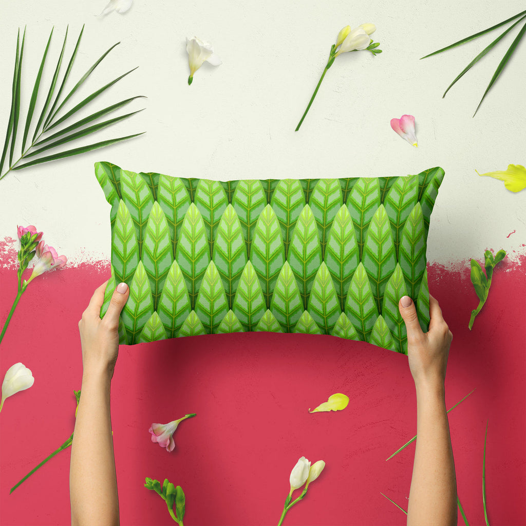Green Leaf Pillow Cover Case-Pillow Cases-PIL_CV-IC 5007243 IC 5007243, Illustrations, Landscapes, Nature, Patterns, Rural, Scenic, Wildlife, Wooden, green, leaf, pillow, cover, case, area, background, color, deciduous, environment, fairy, foliage, forest, freshness, growth, illustration, image, land, landscape, light, lush, mixed, mystery, national, nobody, old, outdoors, park, pattern, plant, remote, reserve, scene, seamless, stem, summer, sun, sunlight, tale, template, texture, tranquil, tree, vitality, 