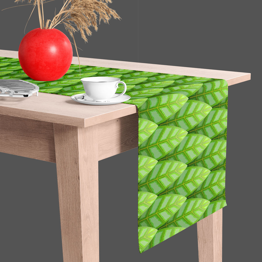 Green Leaf Table Runner-Table Runners-RUN_TB-IC 5007243 IC 5007243, Illustrations, Landscapes, Nature, Patterns, Rural, Scenic, Wildlife, Wooden, green, leaf, table, runner, area, background, color, deciduous, environment, fairy, foliage, forest, freshness, growth, illustration, image, land, landscape, light, lush, mixed, mystery, national, nobody, old, outdoors, park, pattern, plant, remote, reserve, scene, seamless, stem, summer, sun, sunlight, tale, template, texture, tranquil, tree, vitality, wallpaper,
