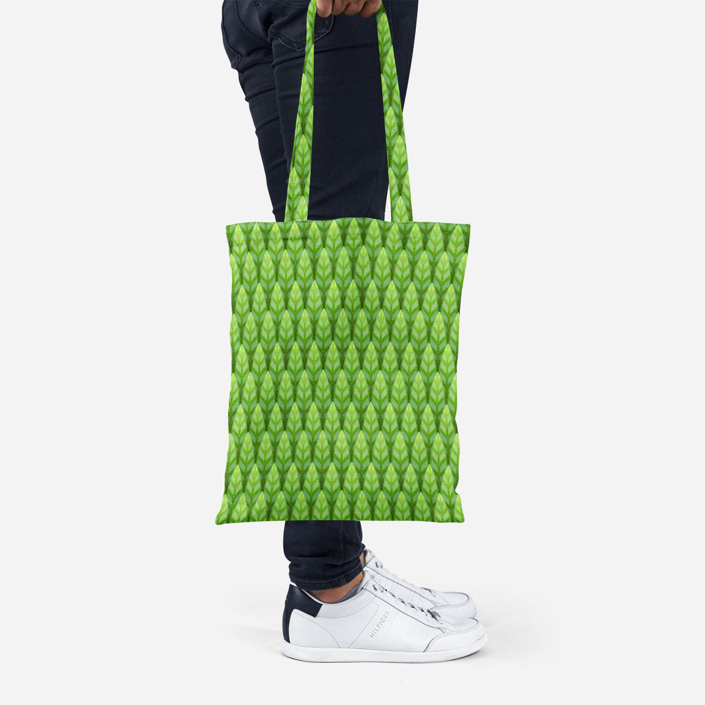 ArtzFolio Green Leaf Tote Bag Shoulder Purse | Multipurpose-Tote Bags Basic-AZ5007243TOT_RF-IC 5007243 IC 5007243, Illustrations, Landscapes, Nature, Patterns, Rural, Scenic, Wildlife, Wooden, green, leaf, tote, bag, shoulder, purse, multipurpose, area, background, color, deciduous, environment, fairy, foliage, forest, freshness, growth, illustration, image, land, landscape, light, lush, mixed, mystery, national, nobody, old, outdoors, park, pattern, plant, remote, reserve, scene, seamless, stem, summer, su