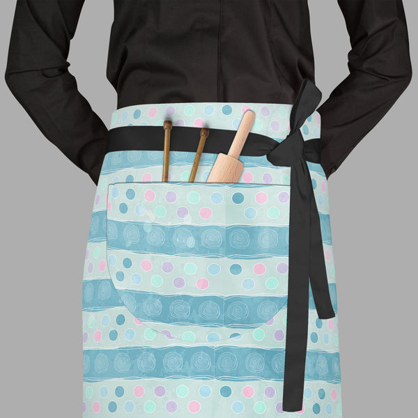 Dots on Dots D1 Apron | Adjustable, Free Size & Waist Tiebacks-Aprons Waist to Feet-APR_WS_FT-IC 5007244 IC 5007244, Abstract Expressionism, Abstracts, Ancient, Art and Paintings, Botanical, Cities, City Views, Decorative, Drawing, Floral, Flowers, Geometric Abstraction, Hearts, Historical, Illustrations, Love, Medieval, Modern Art, Nature, Patterns, Retro, Romance, Semi Abstract, Signs, Signs and Symbols, Vintage, dots, on, d1, full-length, waist, to, feet, apron, poly-cotton, fabric, adjustable, tiebacks,