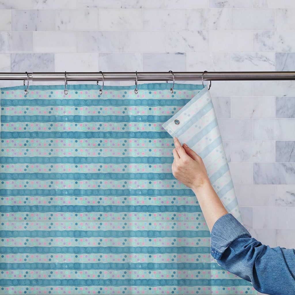 Dots on Dots Washable Waterproof Shower Curtain-Shower Curtains-CUR_SH-IC 5007244 IC 5007244, Abstract Expressionism, Abstracts, Ancient, Art and Paintings, Botanical, Cities, City Views, Decorative, Drawing, Floral, Flowers, Geometric Abstraction, Hearts, Historical, Illustrations, Love, Medieval, Modern Art, Nature, Patterns, Retro, Romance, Semi Abstract, Signs, Signs and Symbols, Vintage, dots, on, washable, waterproof, shower, curtain, abstract, abstraction, art, artwork, backdrop, background, beautifu