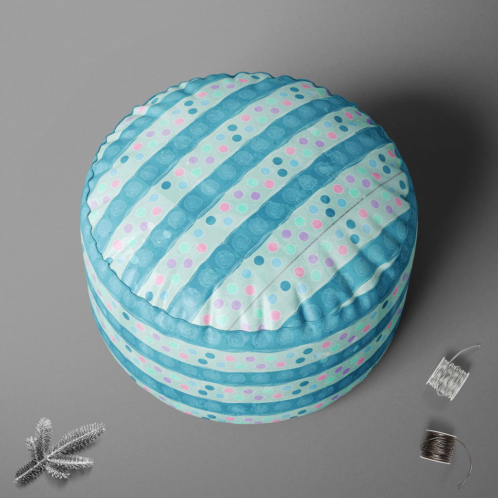 Dots on Dots D1 Footstool Footrest Puffy Pouffe Ottoman Bean Bag | Canvas Fabric-Footstools-FST_CB_BN-IC 5007244 IC 5007244, Abstract Expressionism, Abstracts, Ancient, Art and Paintings, Botanical, Cities, City Views, Decorative, Drawing, Floral, Flowers, Geometric Abstraction, Hearts, Historical, Illustrations, Love, Medieval, Modern Art, Nature, Patterns, Retro, Romance, Semi Abstract, Signs, Signs and Symbols, Vintage, dots, on, d1, footstool, footrest, puffy, pouffe, ottoman, bean, bag, canvas, fabric,