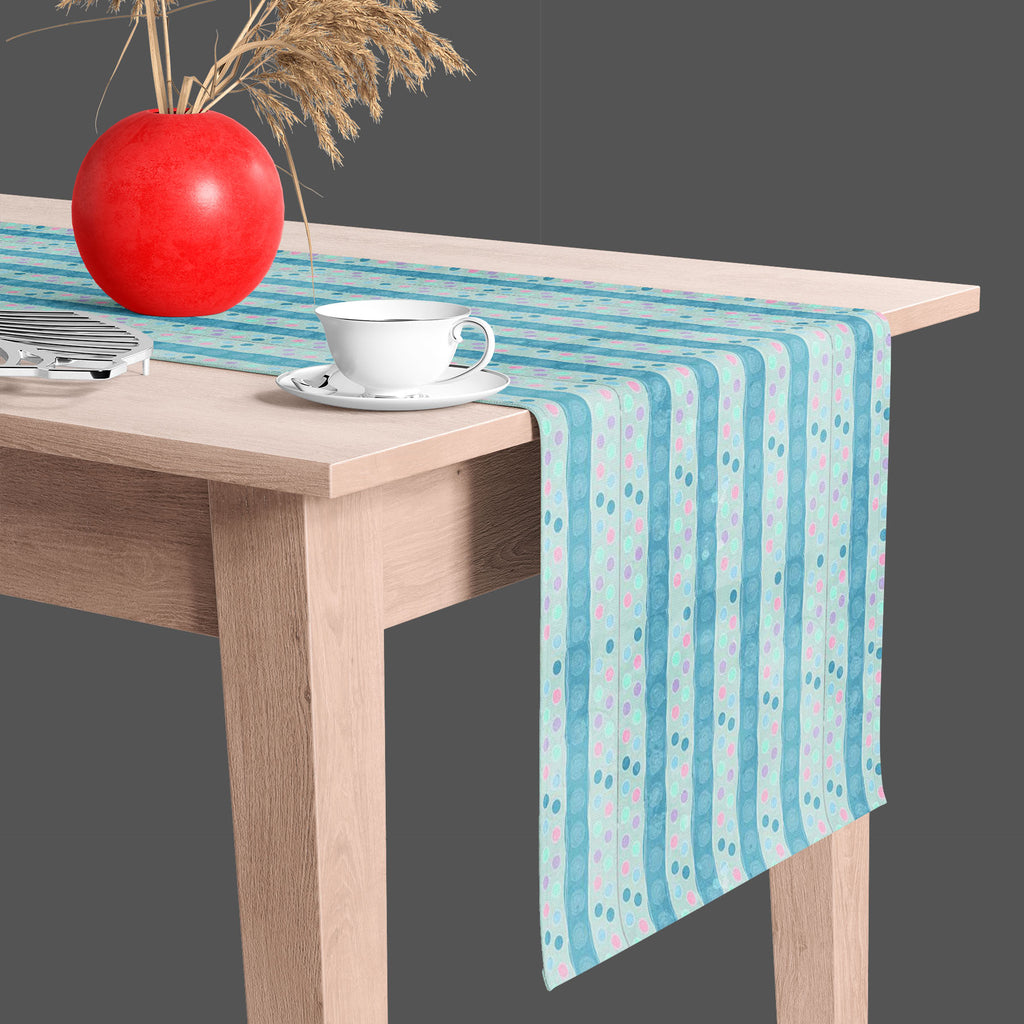 Dots on Dots D1 Table Runner-Table Runners-RUN_TB-IC 5007244 IC 5007244, Abstract Expressionism, Abstracts, Ancient, Art and Paintings, Botanical, Cities, City Views, Decorative, Drawing, Floral, Flowers, Geometric Abstraction, Hearts, Historical, Illustrations, Love, Medieval, Modern Art, Nature, Patterns, Retro, Romance, Semi Abstract, Signs, Signs and Symbols, Vintage, dots, on, d1, table, runner, abstract, abstraction, art, artwork, backdrop, background, beautiful, childish, clothes, color, colorful, cr