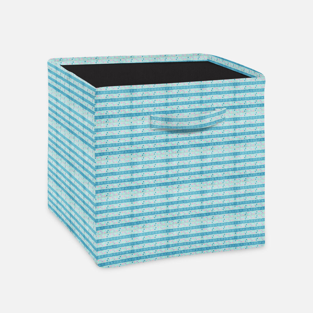 Dots on Dots Foldable Open Storage Bin | Organizer Box, Toy Basket, Shelf Box, Laundry Bag | Canvas Fabric-Storage Bins-STR_BI_CB-IC 5007244 IC 5007244, Abstract Expressionism, Abstracts, Ancient, Art and Paintings, Botanical, Cities, City Views, Decorative, Drawing, Floral, Flowers, Geometric Abstraction, Hearts, Historical, Illustrations, Love, Medieval, Modern Art, Nature, Patterns, Retro, Romance, Semi Abstract, Signs, Signs and Symbols, Vintage, dots, on, foldable, open, storage, bin, organizer, box, t