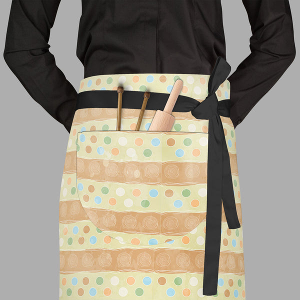 Dots on Dots D2 Apron | Adjustable, Free Size & Waist Tiebacks-Aprons Waist to Feet-APR_WS_FT-IC 5007245 IC 5007245, Abstract Expressionism, Abstracts, Ancient, Art and Paintings, Botanical, Cities, City Views, Decorative, Drawing, Floral, Flowers, Geometric Abstraction, Hearts, Historical, Illustrations, Love, Medieval, Modern Art, Nature, Patterns, Retro, Romance, Semi Abstract, Signs, Signs and Symbols, Vintage, dots, on, d2, full-length, waist, to, feet, apron, poly-cotton, fabric, adjustable, tiebacks,