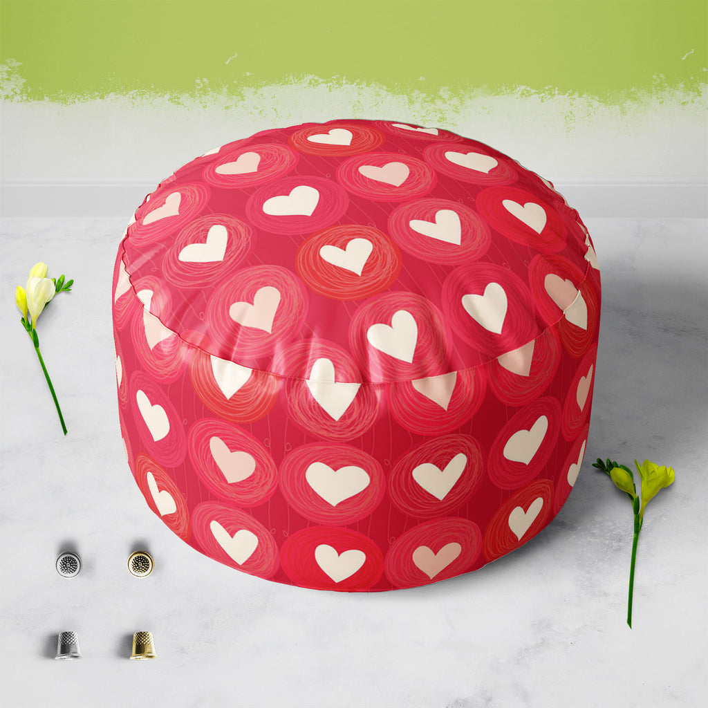 Hearts Footstool Footrest Puffy Pouffe Ottoman Bean Bag | Canvas Fabric-Footstools-FST_CB_BN-IC 5007247 IC 5007247, Animated Cartoons, Art and Paintings, Black and White, Botanical, Caricature, Cartoons, Floral, Flowers, Hearts, Holidays, Illustrations, Love, Nature, Patterns, Romance, Wedding, White, footstool, footrest, puffy, pouffe, ottoman, bean, bag, canvas, fabric, backdrop, background, banner, card, cartoon, childish, cute, day, doodle, flora, heart, holiday, illustration, line, marriage, object, pa