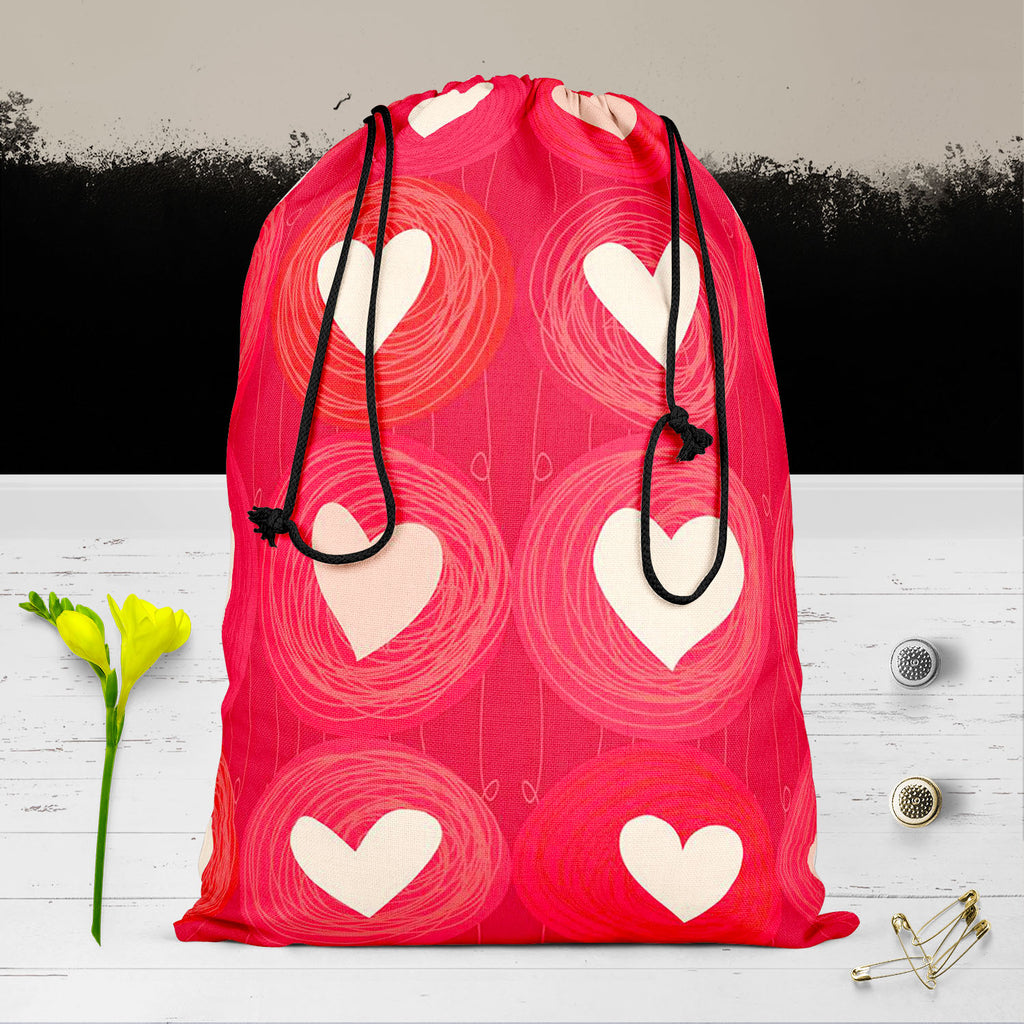Hearts Reusable Sack Bag | Bag for Gym, Storage, Vegetable & Travel-Drawstring Sack Bags-SCK_FB_DS-IC 5007247 IC 5007247, Animated Cartoons, Art and Paintings, Black and White, Botanical, Caricature, Cartoons, Floral, Flowers, Hearts, Holidays, Illustrations, Love, Nature, Patterns, Romance, Wedding, White, reusable, sack, bag, for, gym, storage, vegetable, travel, backdrop, background, banner, card, cartoon, childish, cute, day, doodle, flora, heart, holiday, illustration, line, marriage, object, pattern, 