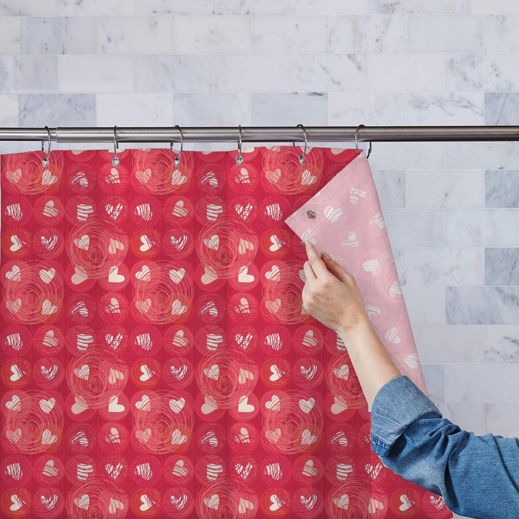 Doodle Hearts Washable Waterproof Shower Curtain-Shower Curtains-CUR_SH-IC 5007248 IC 5007248, Animated Cartoons, Art and Paintings, Black and White, Botanical, Caricature, Cartoons, Floral, Flowers, Hearts, Holidays, Illustrations, Love, Nature, Patterns, Romance, Wedding, White, doodle, washable, waterproof, shower, curtain, backdrop, background, banner, card, cartoon, childish, cute, day, flora, heart, holiday, illustration, line, marriage, object, pattern, pink, red, saint, seamless, spring, st, summer,