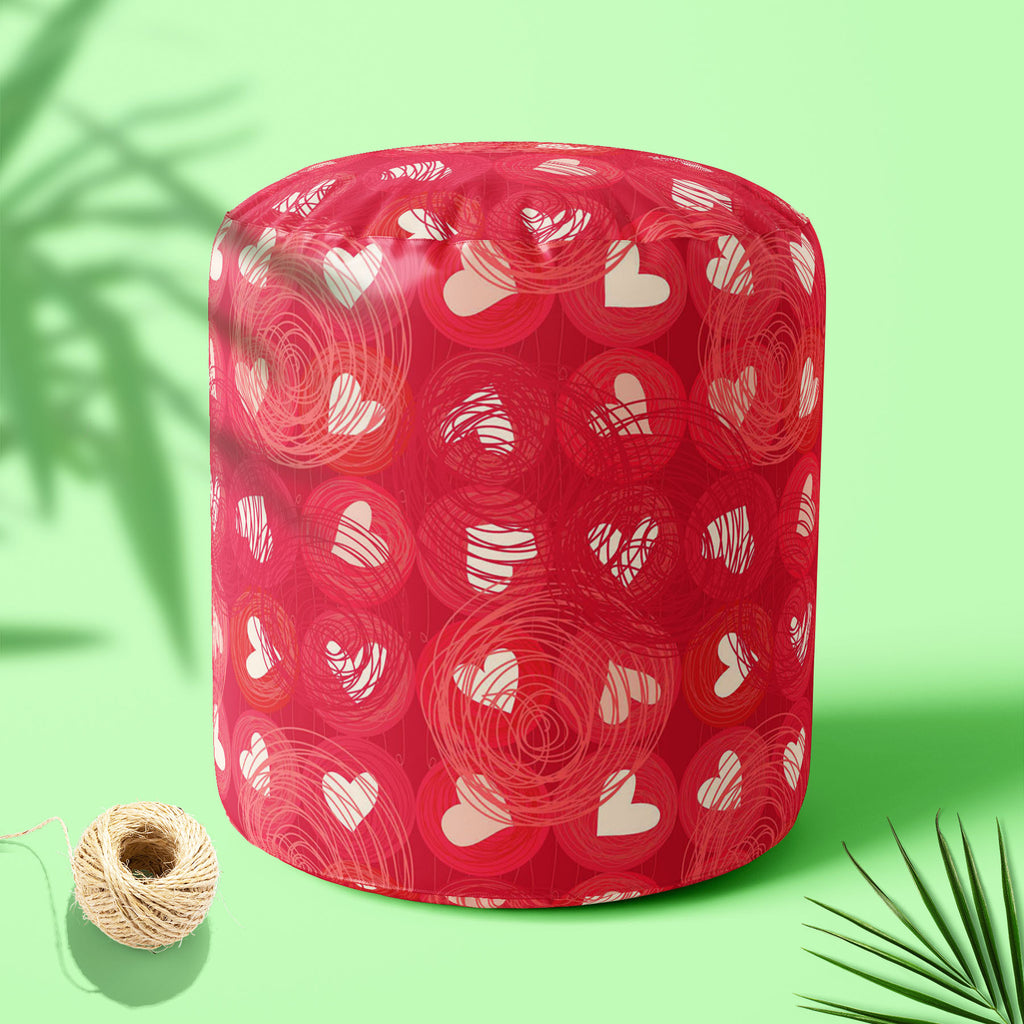 Doodle Hearts D1 Footstool Footrest Puffy Pouffe Ottoman Bean Bag | Canvas Fabric-Footstools-FST_CB_BN-IC 5007248 IC 5007248, Animated Cartoons, Art and Paintings, Black and White, Botanical, Caricature, Cartoons, Floral, Flowers, Hearts, Holidays, Illustrations, Love, Nature, Patterns, Romance, Wedding, White, doodle, d1, footstool, footrest, puffy, pouffe, ottoman, bean, bag, canvas, fabric, backdrop, background, banner, card, cartoon, childish, cute, day, flora, heart, holiday, illustration, line, marria